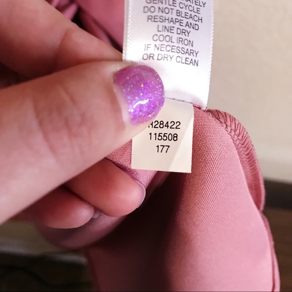 Spense Blush Pink True Wrap Dress SZ 14 EUC - Picture 14 of 14